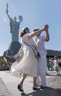 Women dance
