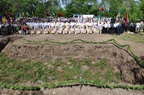 Перезахоронение останков жертв НКВД