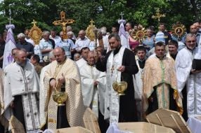 Перезахоронение останков жертв НКВД