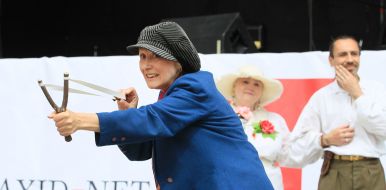 Учасниця святкування Дня батяра