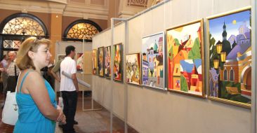 Visitors of the exhibition