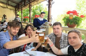 Visitors of the restaurant