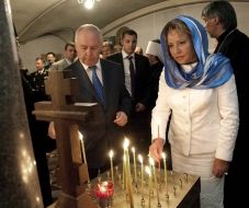 Vladymyr Rybak and Valentina Matvienko