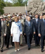 Vladymyr Rybak and Valentina Matvienko