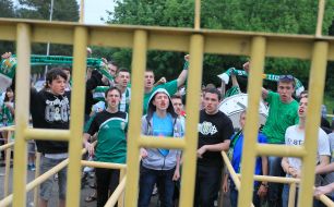 Fans of FC "Karpaty" (Lvov)