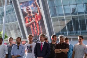 Rinat Akhmetov and Mircea Lucescu