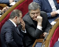 Petr Poroshenko and Viktor Baloga