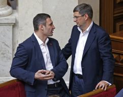 Vitaliy Klichko and Vitaliy Kovalchuk