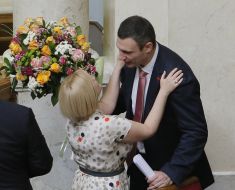 Vitali Klitschko and Irina Gerashchenko