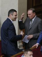 Vitali Klitschko and Alexandr Efremov