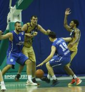 Mikhail Anisimov, Miroslav Radulitsa and Artem Slipenchuk