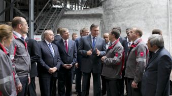 Aleksandr Peklushenko, Rinat Akhmetov and Viktor Yanukovich