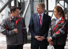 Rostislav Shurma, Rinat Akhmetov and Natalia Korolevskaya
