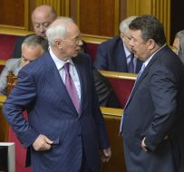 Nikolay Azarov and Aleksandr Kuzmuk