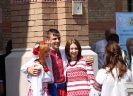 Participants of patriotic action "Day of embroidery"