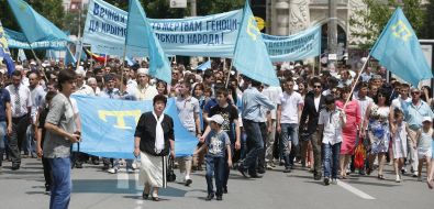 The Crimean Tatars at the meeting