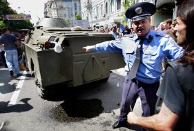 The armoured troop-carrier