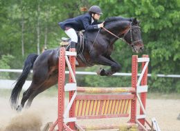 Учасниця кінного фестивалю "Вихідні верхи"
