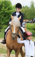 Учасниця кінного фестивалю "Вихідні верхи"