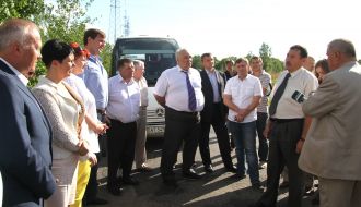Participants of the visiting session of the Committee of the Verkhovna Rada of Ukraine