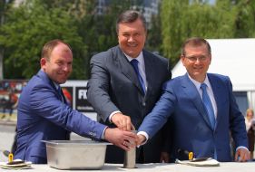 Viktor Yanukovіch, Aleksandr Kolesnikov and Dmitriy Vilkul