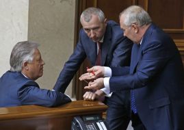 Petr Simonenko, Igor Kaletnik and Vladimir Rybak