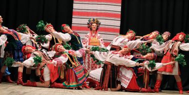 The band of Ukrainian dance «Cheremosh» (Canada)