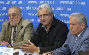 Rafael Masautov, Yuriy Zbitnev and Talat Aliyev