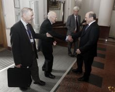 Boris Paton and Leonid Guberskiy