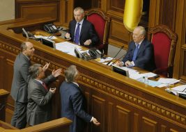 Andrey Parubiy, Petr Simonenko, Vladimir Rybak and Andrey Mokhnik