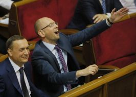 Arseniy Yatsenyuk and Nikolay Martynenko