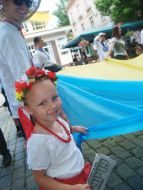 Participants in the parade of vyshivanka