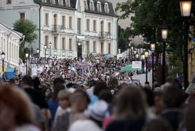 "The Kiev Monmartr festival" on Andriyivskyy Descent