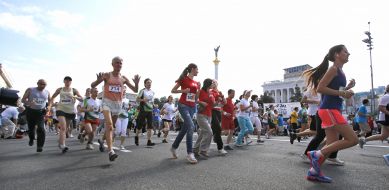 Participants of the "Chestnut Run"