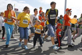 Participants of the "Chestnut Run"