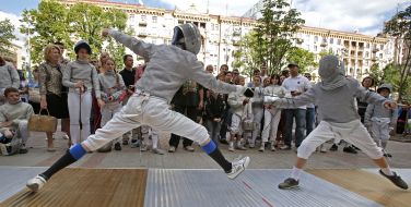 Young fencers