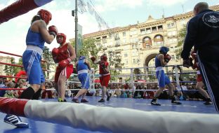 Models appearances of young boxers