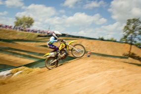 Учасник третього етапу чемпіонату світу з мотокросу