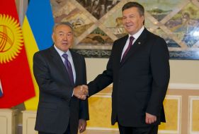 Viktor Yanukovych and Nursultan Nazarbayev