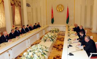 Meetings of Aleksandr Lukashenko with the leaders of delegations