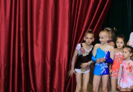 Участницы Второго Международного детского турнира по художественной гимнастике
