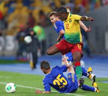 Playing moment of match