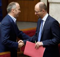 Nestor Shufrich and Arseniy Yatsenyuk