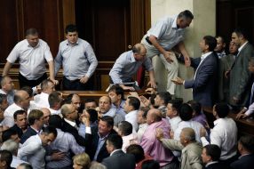 Deputies staged a fight