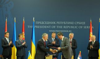 Церемонія підписання двосторонніх документів