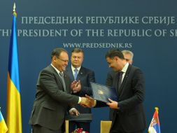 Церемонія підписання двосторонніх документів