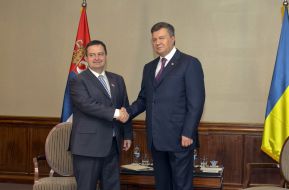 Viktor Yanukovych and Ivica Dacic