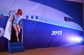 Participant of beauty competition "Miss Aero 2013"