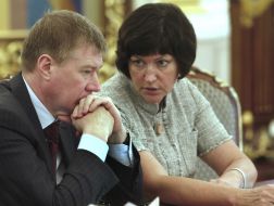 Sergey Larin and Irina Akimova
