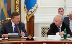 Vladimir Rybak and  Viktor Yanukovich